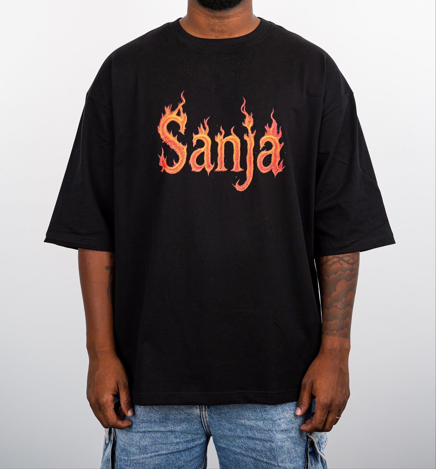 T-shirts black Xoversized