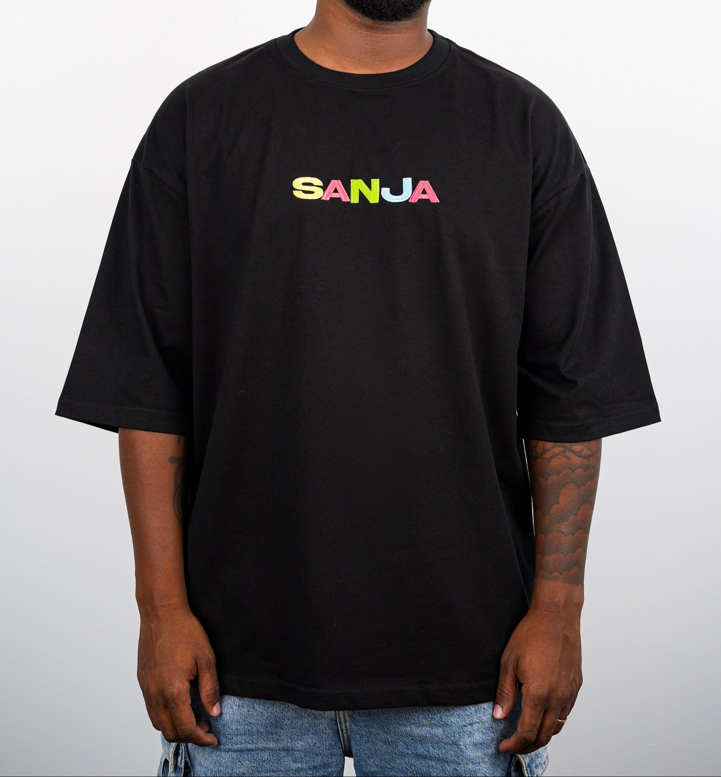 T-shirts black Xoversized