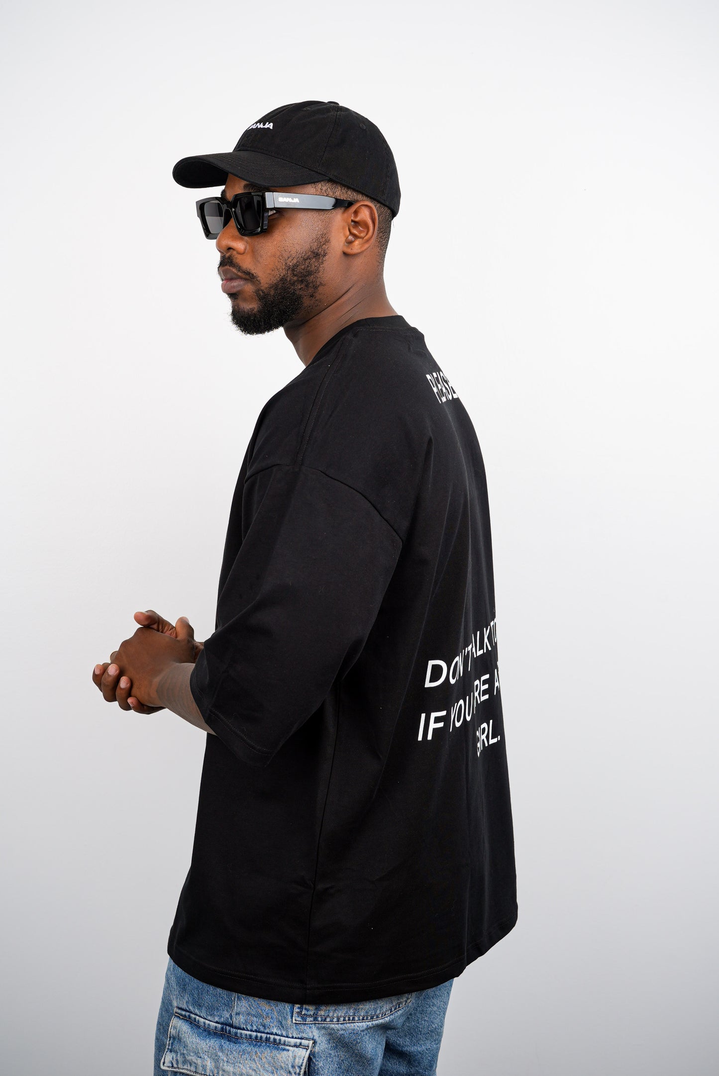 T-shirts black Xoversized