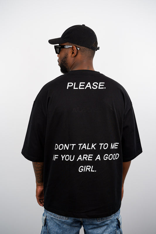 T-shirts black Xoversized