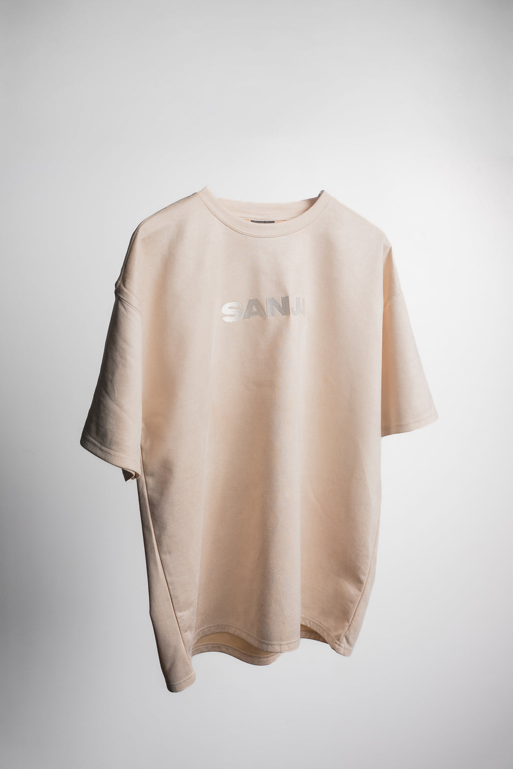 T-shirt Velour Beige