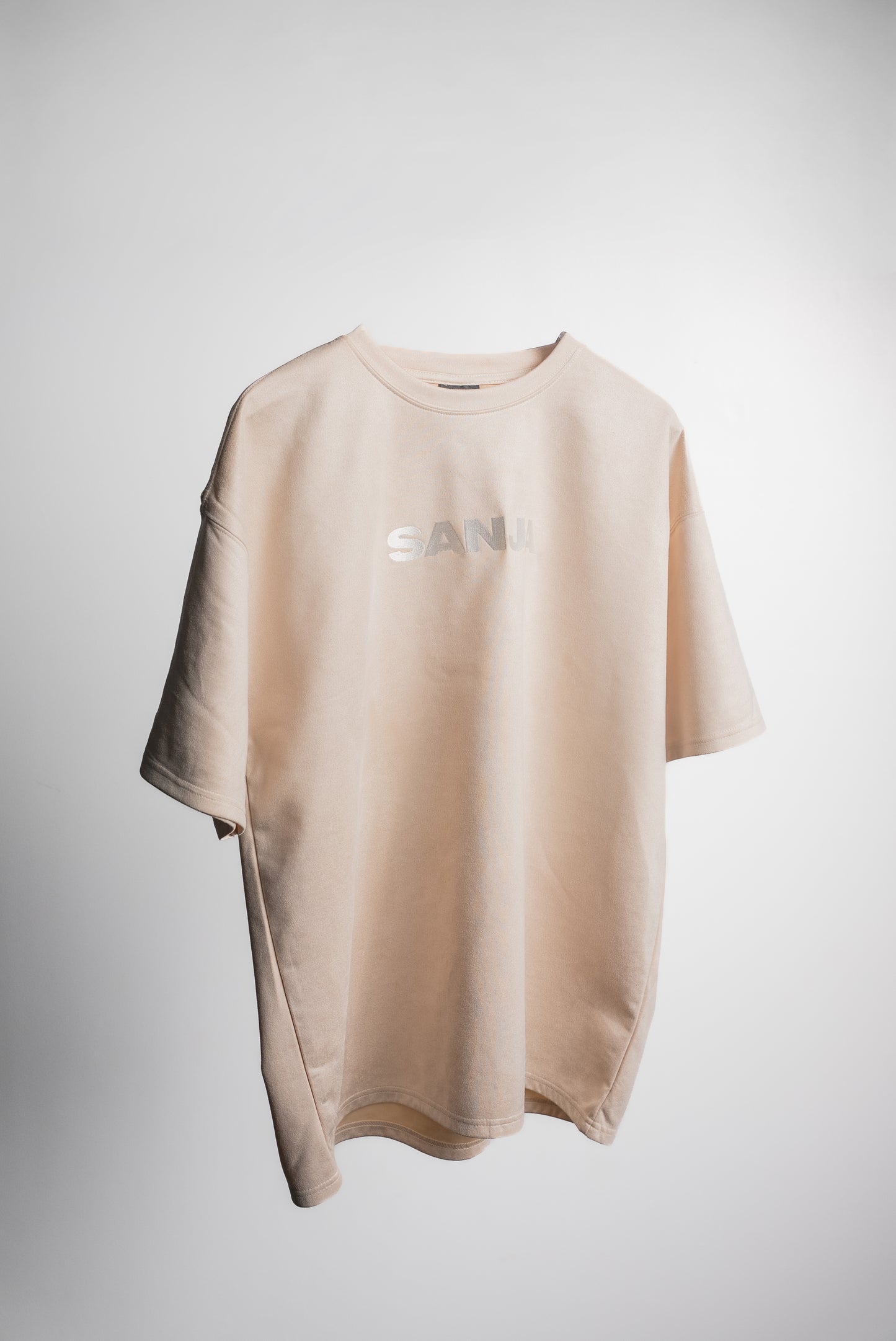 T-shirt Velour Beige