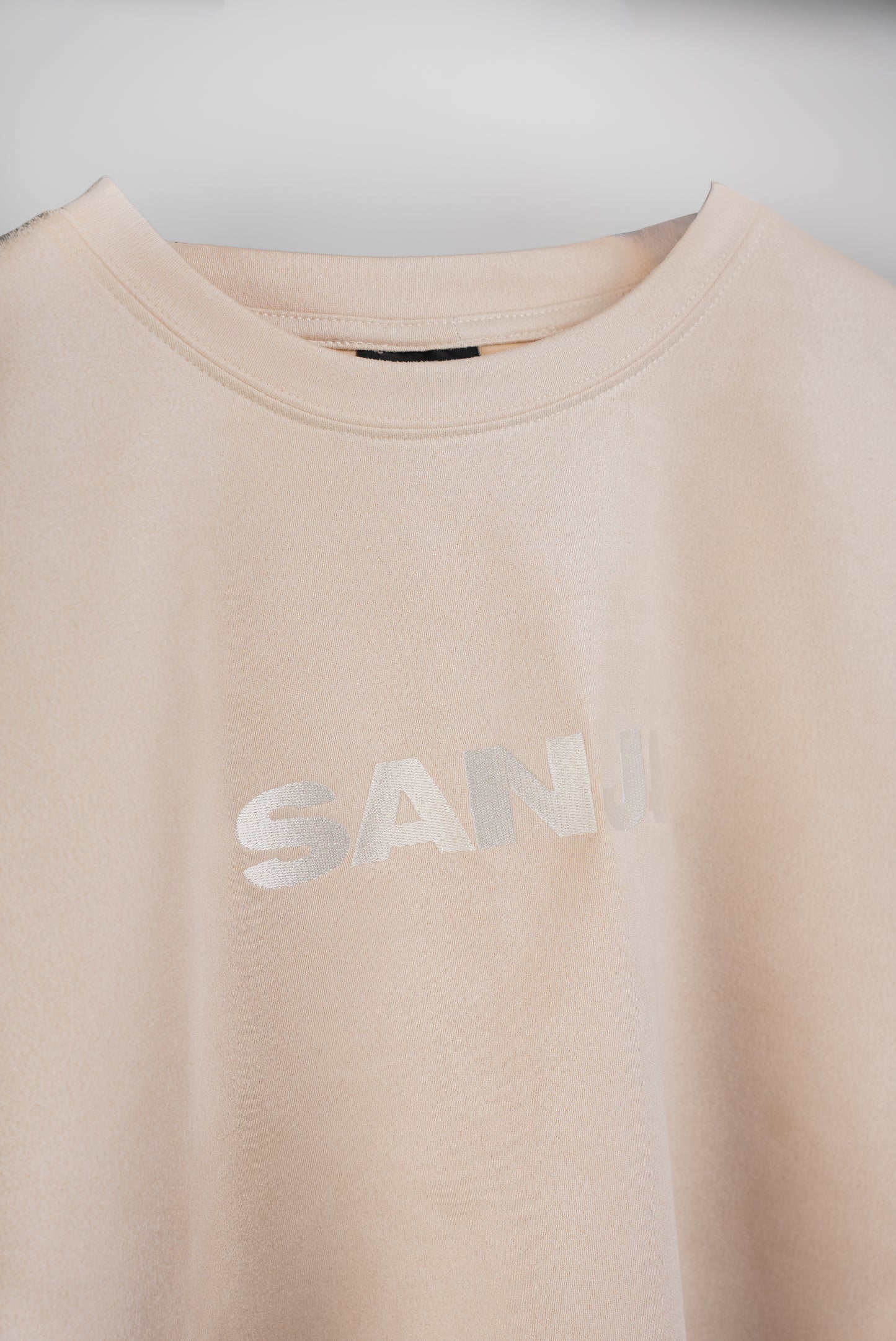 T-shirt Velour Beige