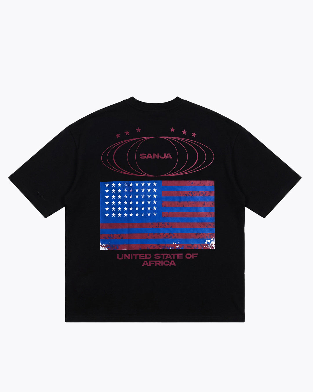 Sanja USA ( United state Of Africa ) - Oversized Tshirt (Copie)